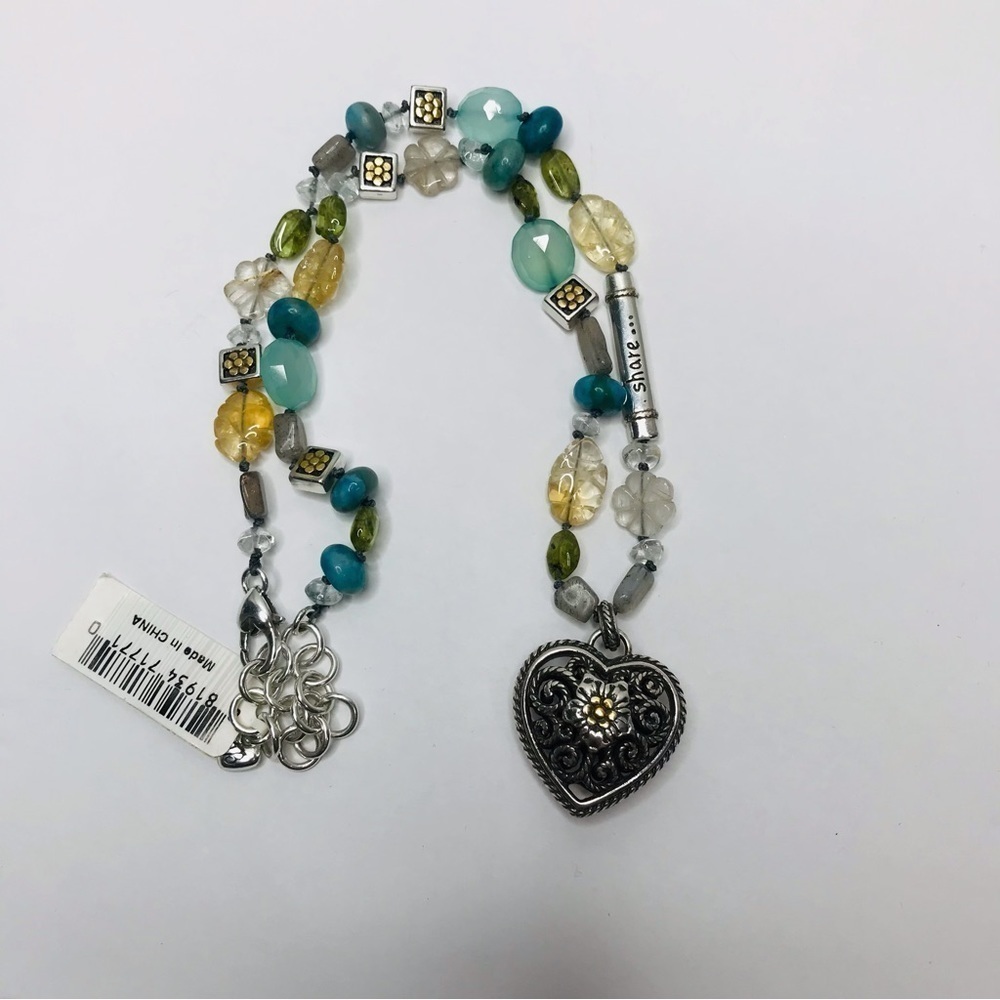 New BRIGHTON American Hero Multicolor Beaded Necklace - Picture 2 of 5